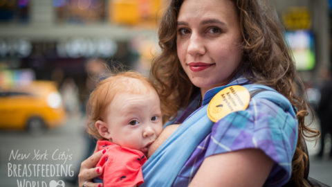 NYC breastfeeding moms peacefully protest against Big Morning Buzz show  