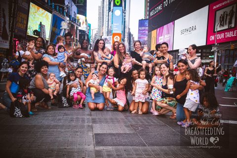 5th annual Big Latch On in Times Square, a celebration to remember