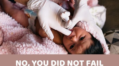 No, you did not fail to breastfeed